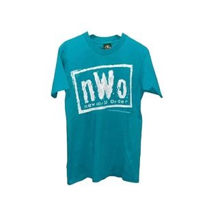 Vtg 90s NWO Wrestling Logo Graphic T Shirt